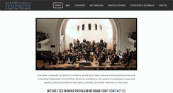 Desktop Screenshot of beloitjanesvillesymphony.org