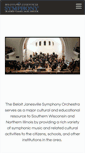Mobile Screenshot of beloitjanesvillesymphony.org